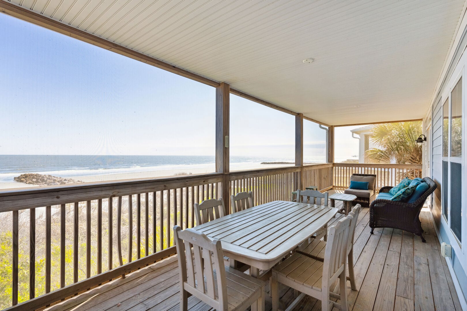 Oceanfront Screened Porch